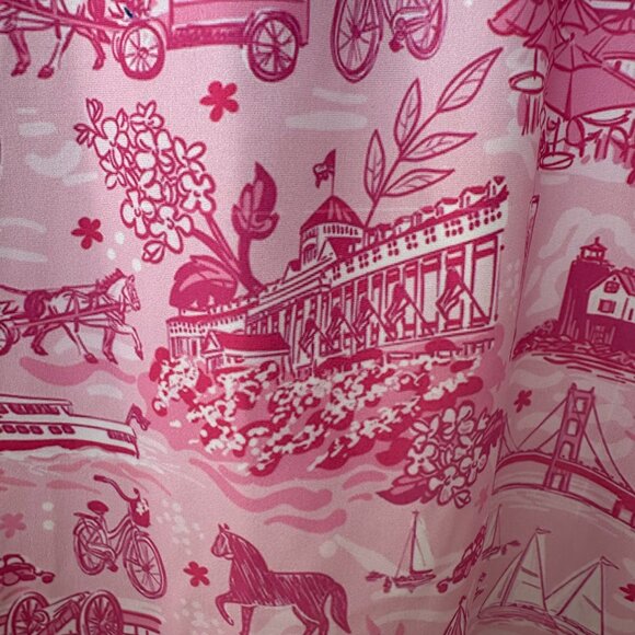 Katherine Way Ana Maria 1/4 Zip Pullover Mackinac Pink Pony Sz S NWT - Picture 15 of 16